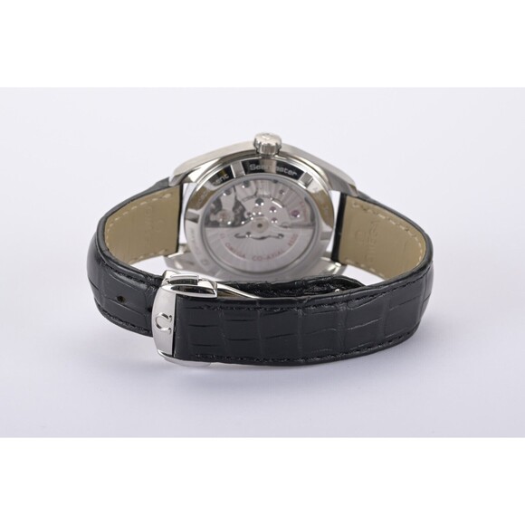 OMEGA Seamaster Aqua Terra Grey Teak Dial 38.5mm Auto Men's Watch +Box & Cards - Picture 5 of 12